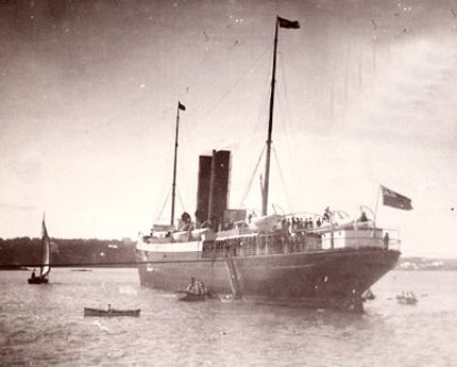 Stern view of the Trinidad